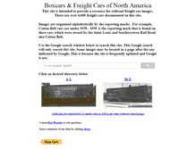Tablet Screenshot of boxcars.us